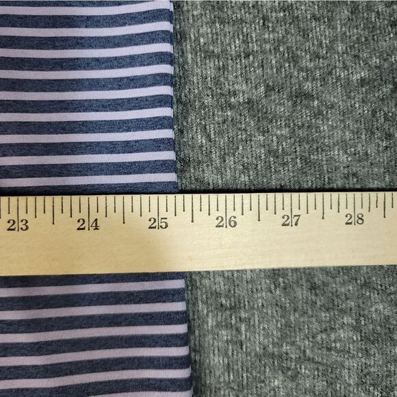 Peter Millar Crowm Craft Mens Golf Polo Shirt Size 2XL Purple Navy Blue Striped - Picture 11 of 12